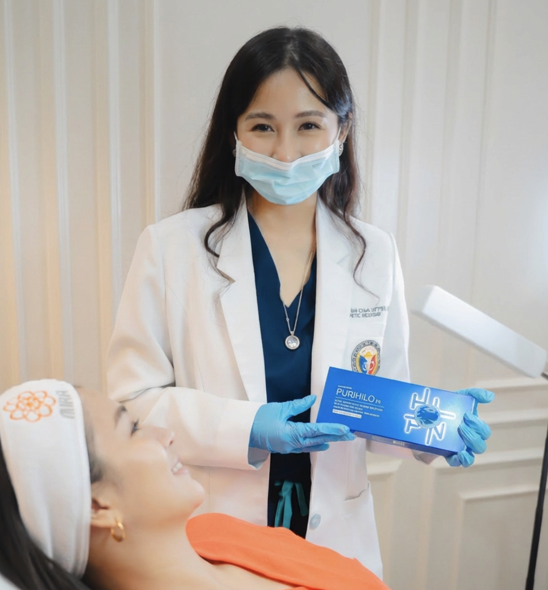 Doctor with Treatment Product